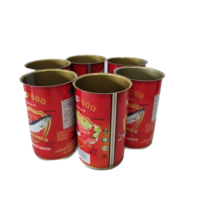 Boîte en fer blanc personnalisée de haute qualité pour emballage alimentaire (lait, sucre, huile d'olive, aliments pour bébés, aliments pour animaux de compagnie, aliments en conserve) avec ouverture facile CANPAC 202