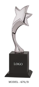 Elegant Office Metal Statue Graceful Lady Dial Shape Professional Workspace Desk Decor In Golden Silver Copper Bronze Finishes - Product Image 6