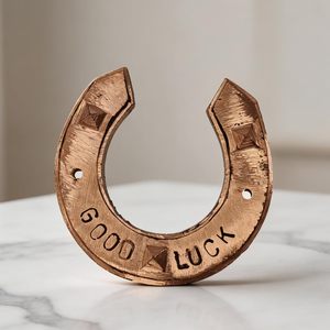 Goodluck Pyramide en Cuivre en forme de Fer à Cheval pour la Porte d'Entrée de la Maison et du Bureau, Produits et Articles de Remèdes Vastu pour l'Énergie Positive - Product Image 2