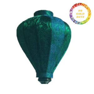 Luxury Bamboo & Silk Lantern Hanging Decor for Restaurants Resorts Gardens-Graduation & Thanksgiving - Product Image 1