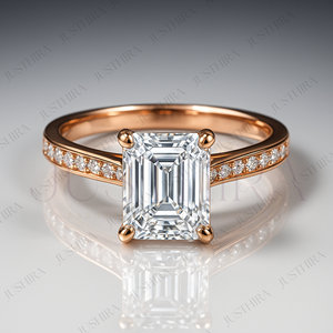 Anillo de Diamantes Radiantes de Alta Calidad con Corte de Pera en Plata de Ley 925 para Mujer, Joyería de Moda Disponible a Precio de Exportación - Product Image 3