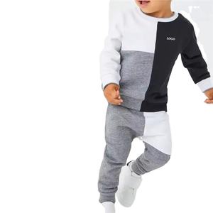 Nuevo Diseño de Ropa Infantil 2026 OEM, Conjunto Deportivo Personalizado para Niños, Sudadera Casual con Bloques de Color, Conjunto Deportivo para Niños - Product Image 3