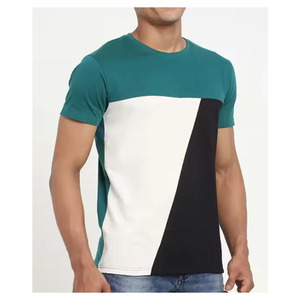 Men's 100% Cotton Fully Customized Front Short Sleeve O-Neck T-Shirt-Breathable Quick Dry Solid Pattern Custom Logo Printing - Product Image 3