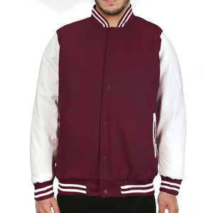 <b>Men</b> Wholesale Varsity <b>Jackets</b> for Sale - Classic Retro-Style Sports Outerwear With Quilted Lining, Perfect for College Students - Product Image 1
