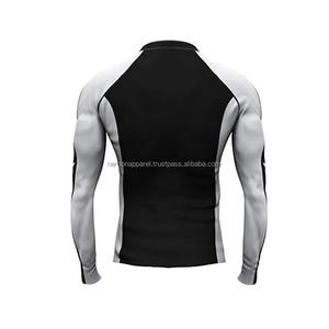 Nardon Apparel Custom Logo <b>Men</b> Mock Compression <b>Shirt</b> Long Sleeve <b>Shirts</b> Quick Dry Protection Rash Guard Swim Gym Tight Wear - Product Image 6