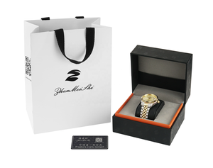 Orologio Meccanico di Lusso OEM ODM in Acciaio Inossidabile con Quadrante in Vetro, Ghiera Bianca, Cinturino Personalizzabile, Resistente all'Acqua 5BAR, Edizione Limitata - Product Image 5