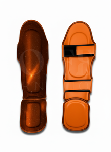 Protège-tibias de Muay Thai en cuir PU, nouveau design léger, couleur personnalisée, pour le kickboxing, le MMA, la protection des jambes, l'entraînement et le sparring - Product Image 5