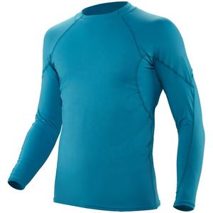 Maillot de bain à manches longues pour homme, protection solaire UPF 50+, anti-UV, séchage rapide, compression, sous-vêtement pour le surf, la natation et la plongée avec tuba - Product Image 2