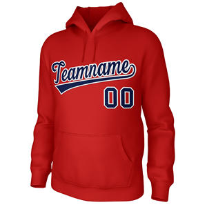 Custom Name and Number Waterproof Bomber <b>Jacket</b> Pullover Sweatshirt Red <b>Long</b> Sleeve for Women Autumn Casual Wear - Product Image 2