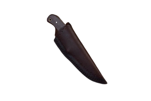 Custom Handcrafted Fixed Blade Hunting <b>Knife</b> with Premium Wooden <b>Handle</b> | Satin Finish Outdoor Camping Survival Bushcraft <b>Knife</b> - Product Image 5