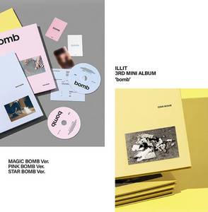 ILLIT 3er Mini Álbum 'bomb' CD de Música K-Pop, Papel y Plástico, Idioma Coreano, Para Todas las Edades, BW-223, Corea del Sur - Product Image 3