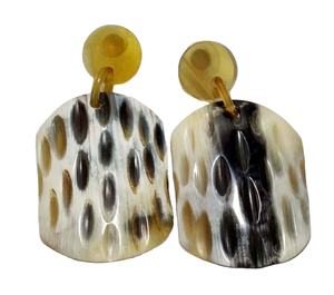 Fabricants de bijoux fantaisie : Boucles d'oreilles en corne de buffle au design unique, nouvelle forme, artisanat naturel - Product Image 5