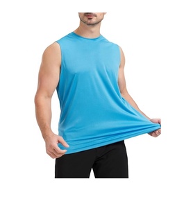 เสื้อกล้ามออกกำลังกายผู้ชาย แขนยาว UPF 50+ ป้องกันรังสียูวี ระบายอากาศได้ดี เป็นมิตรกับสิ่งแวดล้อม แห้งเร็ว ต้านเชื้อแบคทีเรีย น้ำหนัก 220 กรัม เหมาะสำหรับออกกำลังกาย วิ่ง และเล่นกีฬา - Product Image 1