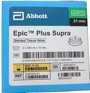Valve tissulaire manuelle EPIC PLUS SUPRA pour usage hospitalier, certifiée ISO13485, Abbott REF E10021, Classe III CE - Product Image 1