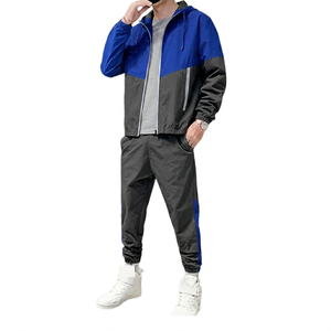 Tracksuit Unisex and <b>Jogger</b> Set Custom Windbreaker Baggy Oversized Plain Tracksuits for Men Latest Design with Oem Service - Product Image 1