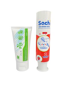 Tube de dentifrice en plastique PE personnalisé avec impression numérique, emballage à bouchon rabattable pour les soins bucco-dentaires des enfants, 50-80 mL - Product Image 3