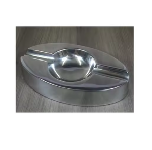 Cendrier en métal tendance avec couvercle, fait main, forme et taille personnalisées, pour cigarettes, fabriqué en Inde - Product Image 3