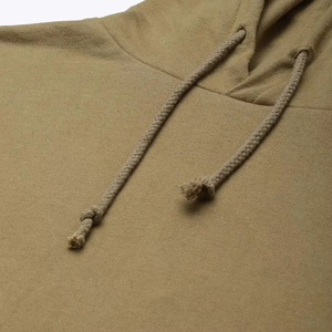 Ensemble de survêtement 2 pièces personnalisé avec logo, haute qualité, comprenant un sweat à capuche avec cordon de serrage et un pantalon à poches, style streetwear, pour femme, beige, ensemble de loungewear - Product Image 5