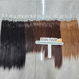 ผมต่อ GUGU HAIR H6 เกรดเวอร์จิ้นเวียดนาม แบบเส้นมองไม่เห็น จัดเรียงเกล็ดผม ไมโครลูป ปลายผมแบบดับเบิ้ลดรอน บาค์ นิน - Product Image 4