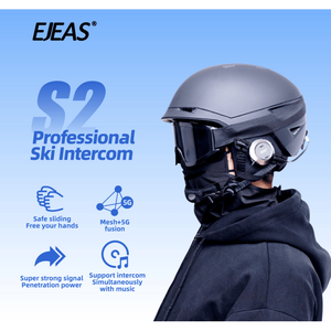 PSS2 Walkie Talkie Professionale per Istruttori Sciisti, Sistema Mesh +5G Fusion, Casco da Sci con Auricolare per Comunicazioni durante lo Sci - Product Image 3