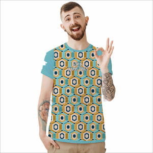 เสื้อยืดพิมพ์ลายแบบสั่งทำทรงหลวมสำหรับผู้ชาย เสื้อยืดผู้ชายคุณภาพสูง เสื้อยืดผู้ชายผ้าฝ้าย 100% - Product Image 2