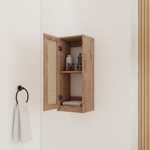 12\" Soft Close Doors Bathroom Side Cabinet with Float Mounting Design <b>Wall</b> <b>Storage</b>-KD Packing - Product Image 1