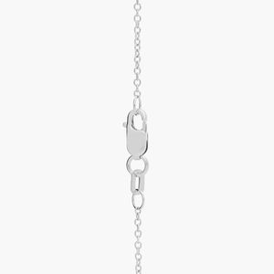 Riviera Natural Diamond Round Brilliant Cut Luxury Bar <b>Necklace</b> in White Gold - Product Image 3