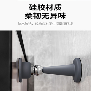 Silicone Magnetic Door <b>Stopper</b> No Drilling Required Silent Anti Collision For Dressing Room - Product Image 5