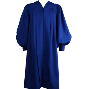 Túnicas de Iglesia Azules de Alta Calidad al por Mayor, Personalizadas OEM, Unisex, para Clérigos y Coros, Transpirables - Product Image 2