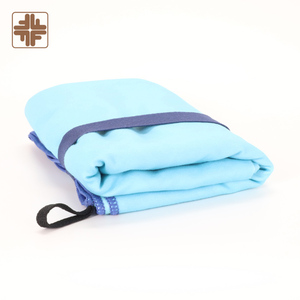 Taiwan made OEM ODM sustainable magenta personalised mermaid beach <b>towels</b> - Product Image 3