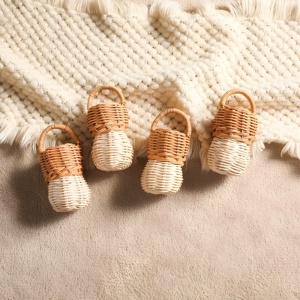 Juguetes de desarrollo para bebés, sonajero de ratán hecho a mano, sonajeros sostenibles para bebés, los más vendidos. - Product Image 6