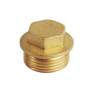 ข้อต่อท่อเกลียวทองเหลือง C-Way แบบหกเหลี่ยม ขนาด 1/2" 3/4" 1" BSP NPT สำหรับงานน้ำ แก๊ส น้ำมัน - Product Image 1