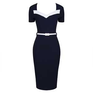 ชุดเดรสโปโลผู้หญิงแบบปรับแต่งได้ - ปักลายและพิมพ์ลาย - แขนสั้น ผ้าปิเก้คอตตอน สไตล์สปอร์ต ชุดยูนิฟอร์มสุภาพสตรี - Product Image 3