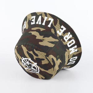 Sombrero de Pescador Unisex con Estampado de Camuflaje, 56-58 cm, Primavera/Verano, Casual, para Adultos, con Estampado 'Do More Live' - Product Image 5