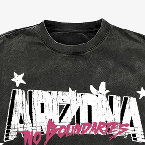 Camiseta de manga corta para hombre, estilo retro, con estampado de personajes de anime, 100% algodón, oversize, ecológica, lavada, con efecto desgastado y hombros caídos, de Ring-Mode Gears - Product Image 3