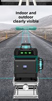 Niveau Laser Vert Multifonctionnel Qualité Bricolage 360 4D 16 Lignes Support Industriel avec Entrepôt Local UE et Livraison Directe