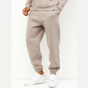 Nouvel ensemble de survêtement sportif 2026 pour hommes : sweat à capuche et pantalon de jogging en molleton de coton épais, respirant et à séchage rapide, idéal pour le streetwear. Vente en gros personnalisée. - Product Image 3