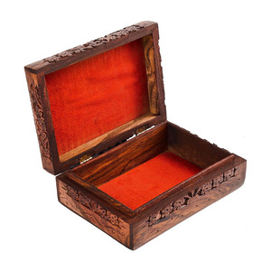 กล่องเก็บของไม้ทำมือแบบกำหนดเองได้ ลดราคาพิเศษ สำหรับใส่เครื่องประดับ สไตล์วินเทจ งานฝีมือจากโรงงาน กล่องไม้ ป้ายติดผนัง - Product Image 3