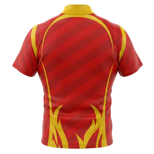 Maillot de rugby haute performance à manches courtes, respirant, pour l'entraînement en extérieur, vêtements de sport pour hommes, tenue d'équipe, haut de gamme - Product Image 3