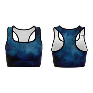 Soutien-gorge de sport élégant, coupe courte et ajustée, de qualité supérieure, respirant, offrant un bon maintien, confortable, extensible, sans coutures et doux - Product Image 1