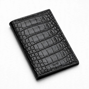 Tarjetero Delgado Minimalista de Cuero Genuino, con Bloqueo RFID y Múltiples Ranuras para Tarjetas de Crédito y de Visita, Uso Diario BD - Product Image 2