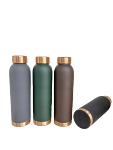 1000ml Premium Matte SilkTouch Pure Copper Water <b>Bottle</b> Seamless Leak-Proof Eco-Friendly Reusable Copper Flask for Home & Travel - Product Image 4