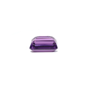 Emerald Cut Natural Amethyst Loose Gemstone 8.1 Carat for Fine Jewelry - Product Image 3