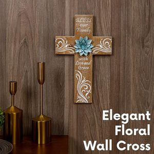 Cruz de Pared Religiosa de Madera Pulida de Primera Calidad para Iglesia, Hogar, Sala de Oración y Regalo - Product Image 5