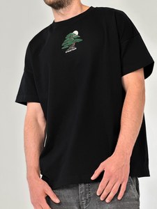 Camiseta Bordada con Diseño de Cuchillas y Flores - Algodón Grueso de 280 g/m² - Unisex - Product Image 5