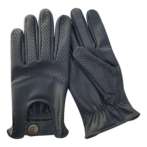 Guantes de Piel Sintética Elástica para Mujer, con Estampado de Leopardo Animal y Ribete de Piel Sintética, para Pantallas Táctiles, Venta Caliente de Fábrica - Product Image 5