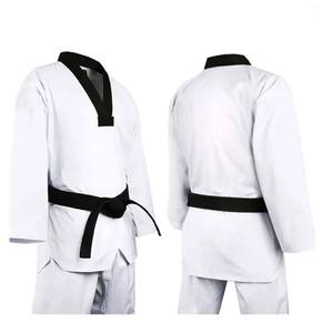 Uniformes de Taekwondo personnalisés, durables et légers avec logo frontal, 100% coton, fabriqués par Eoin Winston Sports Sialkot Pakistan - Product Image 3