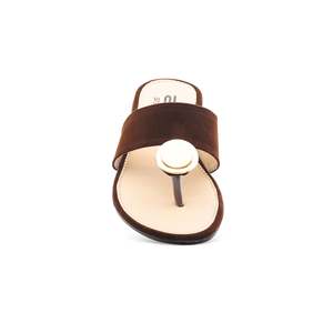 Sandalias Tacón Marrón Casual CL1235 Chappal - Product Image 1