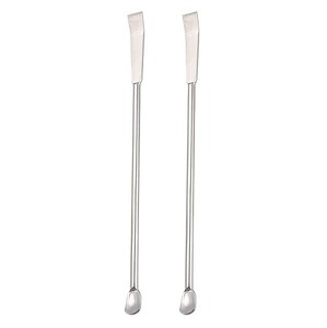 Cucharas de Laboratorio de Acero Inoxidable de Doble Cara, Espátula, Material de Laboratorio de Química, Cuchara para Pesar y Muestrear, Cuchara para Polvo Fino - Product Image 1