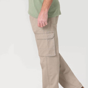 Nexfit Athletics Men's Custom Casual <b>Cargo</b> Jogger Pants Lightweight Knitted <b>Stretch</b> 100% Cotton Breathable Drawstring Closure - Product Image 3